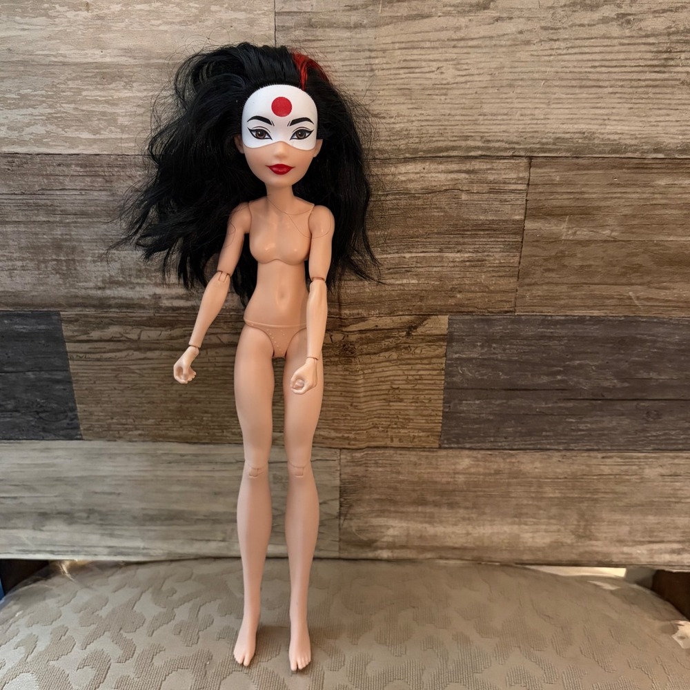 DC Super Hero Girls Katana Doll 2015 Mattel Articulated Action Figure No Clothes